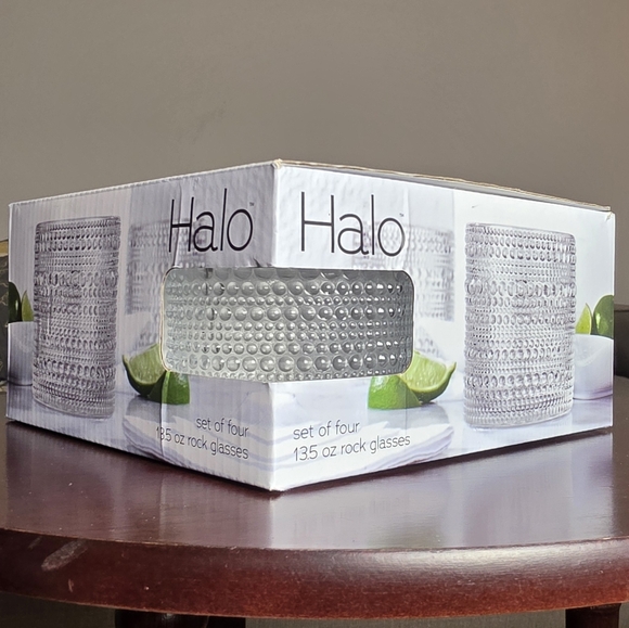 Halo Other - Halo Set of Four Rock Glasses - 13.5 oz